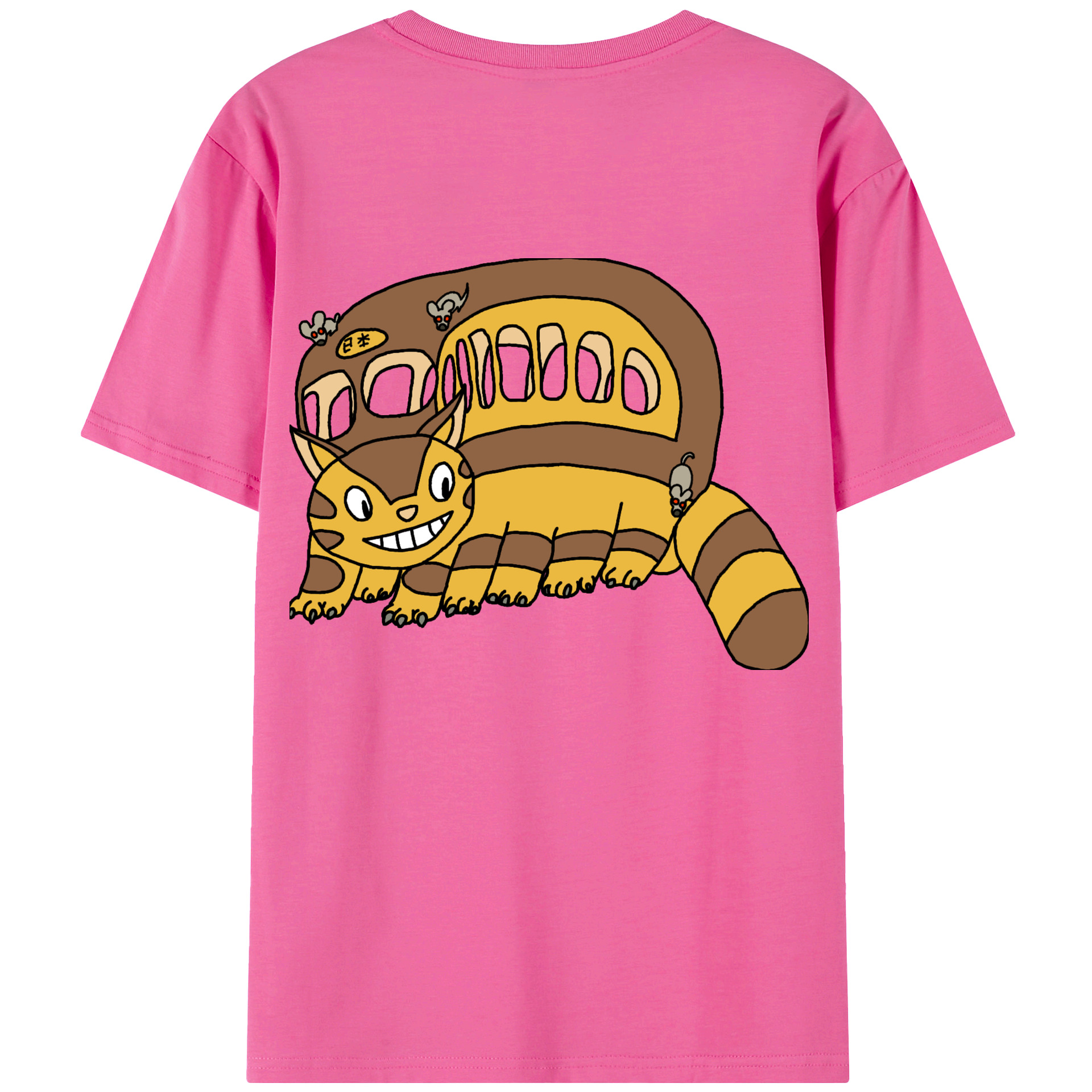 （画像用） となりのトトロ 草壁メイ 草壁サツキ My Neighbor Totoro Satsuki Kusakabe Mei Kusakabe レディース半袖Tシャツ(バックプリント)